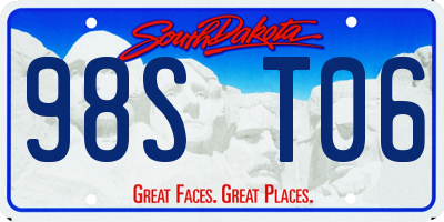 SD license plate 98ST06