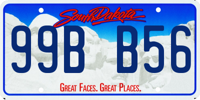 SD license plate 99BB56