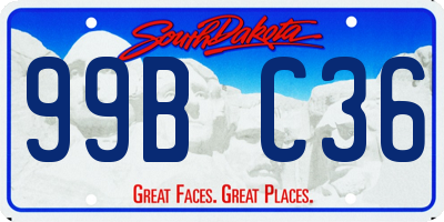 SD license plate 99BC36