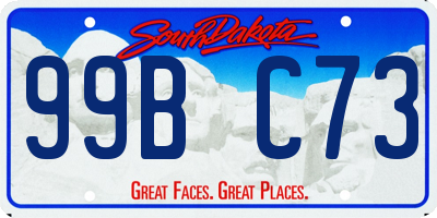 SD license plate 99BC73