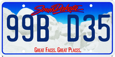 SD license plate 99BD35