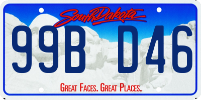 SD license plate 99BD46