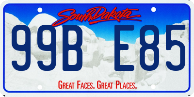 SD license plate 99BE85