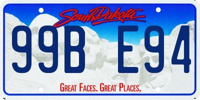 SD license plate 99BE94