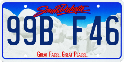 SD license plate 99BF46