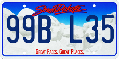 SD license plate 99BL35