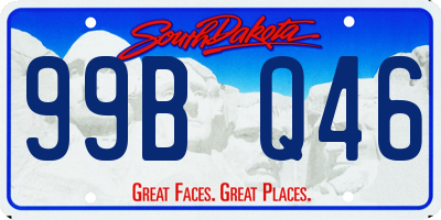 SD license plate 99BQ46
