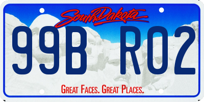 SD license plate 99BR02