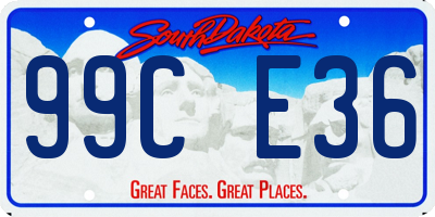 SD license plate 99CE36