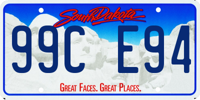 SD license plate 99CE94