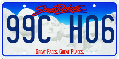 SD license plate 99CH06