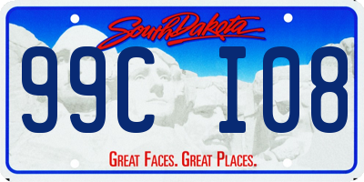 SD license plate 99CI08