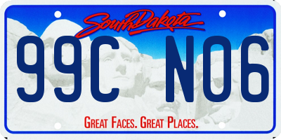 SD license plate 99CN06