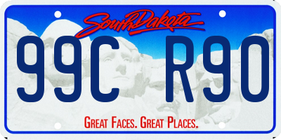 SD license plate 99CR90