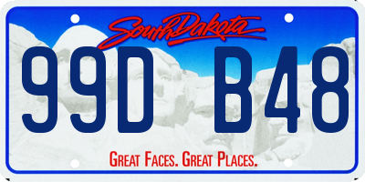 SD license plate 99DB48