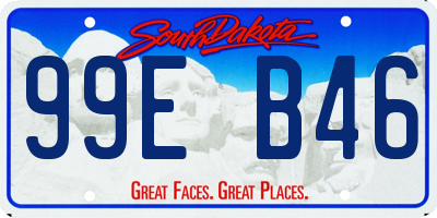 SD license plate 99EB46