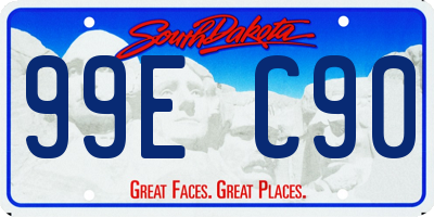 SD license plate 99EC90