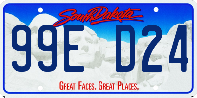 SD license plate 99ED24