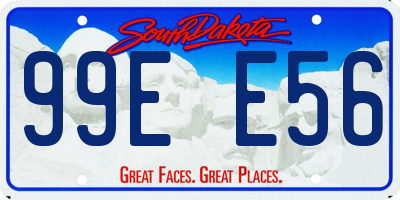 SD license plate 99EE56