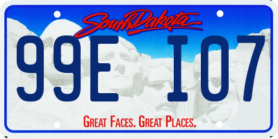 SD license plate 99EI07