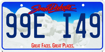 SD license plate 99EI49