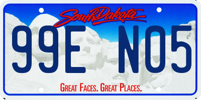 SD license plate 99EN05