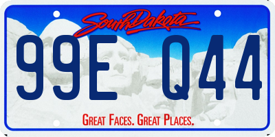 SD license plate 99EQ44