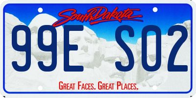 SD license plate 99ES02