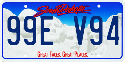 SD license plate 99EV94