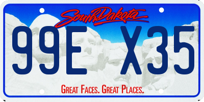 SD license plate 99EX35