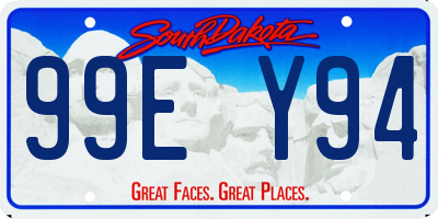 SD license plate 99EY94