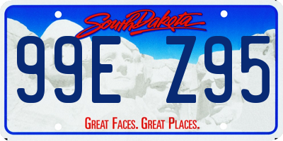 SD license plate 99EZ95