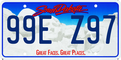 SD license plate 99EZ97