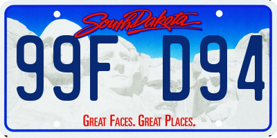 SD license plate 99FD94