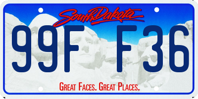 SD license plate 99FF36