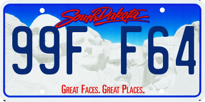 SD license plate 99FF64