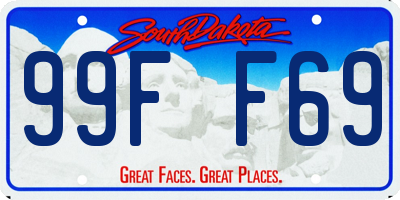 SD license plate 99FF69