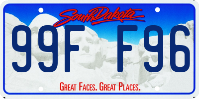 SD license plate 99FF96