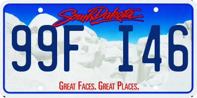 SD license plate 99FI46