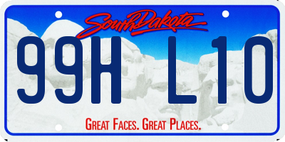 SD license plate 99HL10