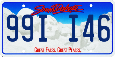 SD license plate 99II46