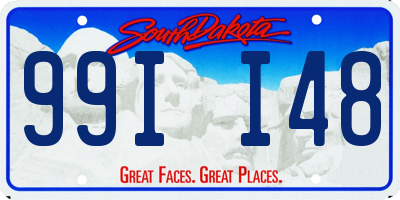 SD license plate 99II48