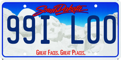 SD license plate 99IL00