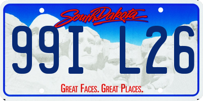 SD license plate 99IL26