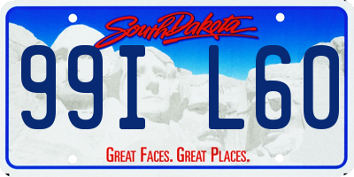 SD license plate 99IL60