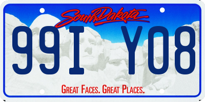 SD license plate 99IY08