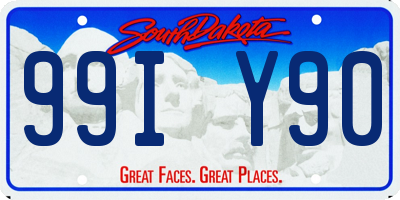 SD license plate 99IY90