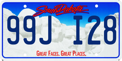SD license plate 99JI28
