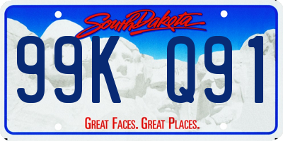 SD license plate 99KQ91