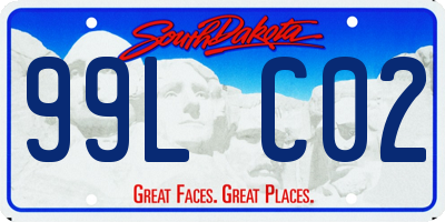 SD license plate 99LC02